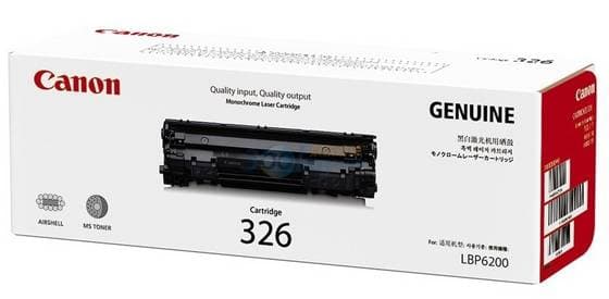 Canon Cartridge 326 (CRG-326) Black LaserJet Toner Cartridge (2,100 Pages / LBP-6200d, LBP-6230dn) - Image 1