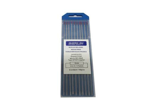 Ø1.6mm x 175mm Thoriated/Lanthanated Tungsten TIG Welding Electrodes (10 Pcs/Box / Precision Ground Tip / Stable Arc for Stainless & Carbon Steel) - Image 1