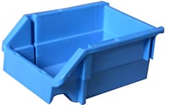 A5 Plastic Parts Box - Blue - Image 1